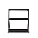TKO 856KR 3 - Tier Kettle Bell Rack Front View Empty