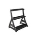 TKO 856KR 3 - Tier Kettle Bell Rack Side View Empty