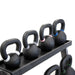 TKO 856KR 3 - Tier Kettle Bell Rack with Kettlebell
