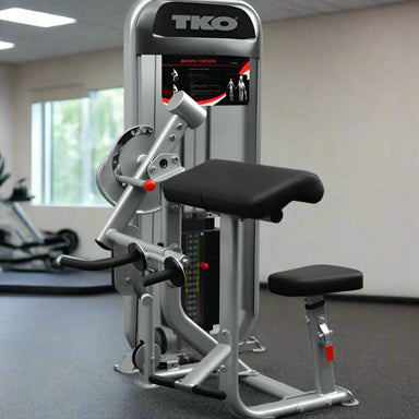 TKO 8803 Dual - Bicep Triceps 170lb Weight Stack inside Gym