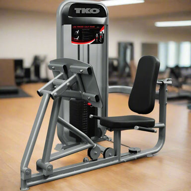 TKO 8805 Dual - Leg Press Calf Raise 250lb Stack inside Gym