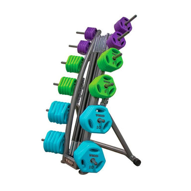 TKO Cardio Pump Group Pack, 10 Sets / Rack | 833CPAC2 Left Side View