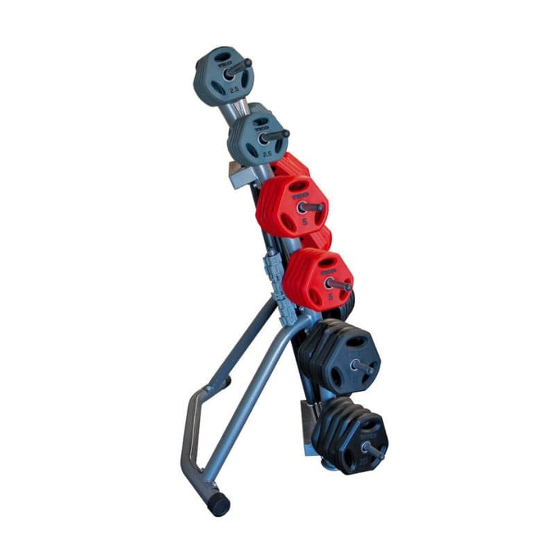 TKO Cardio Pump Group Pack, 10 Sets / Rack | 837CPAC-10 Side Profile