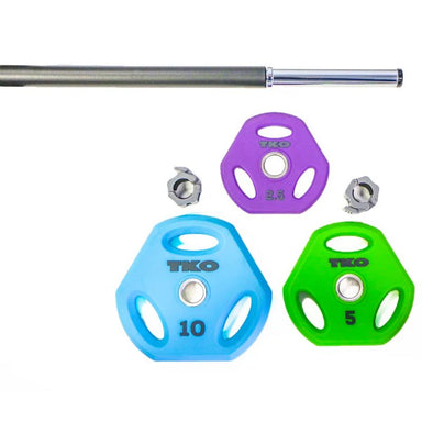 TKO Cardio Pump New CPU Barbell Set | 836CPS2 Set