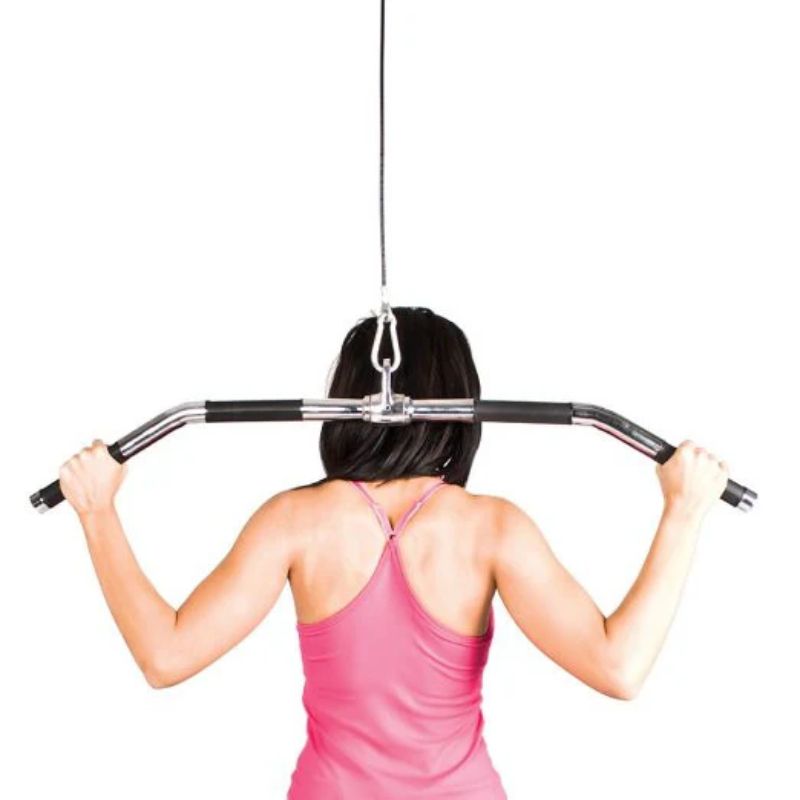 TKO Chrome Lat Bar