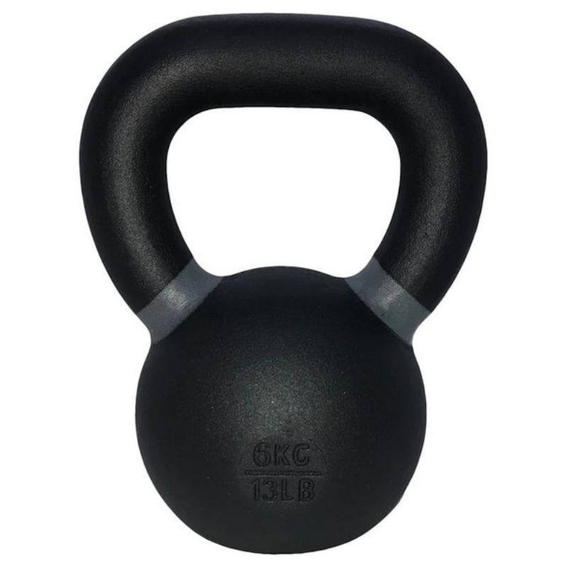 TKO S859-PKB4-36 4kg-36kg Cast Kettlebell Set with 2 Tier Rack 13lb