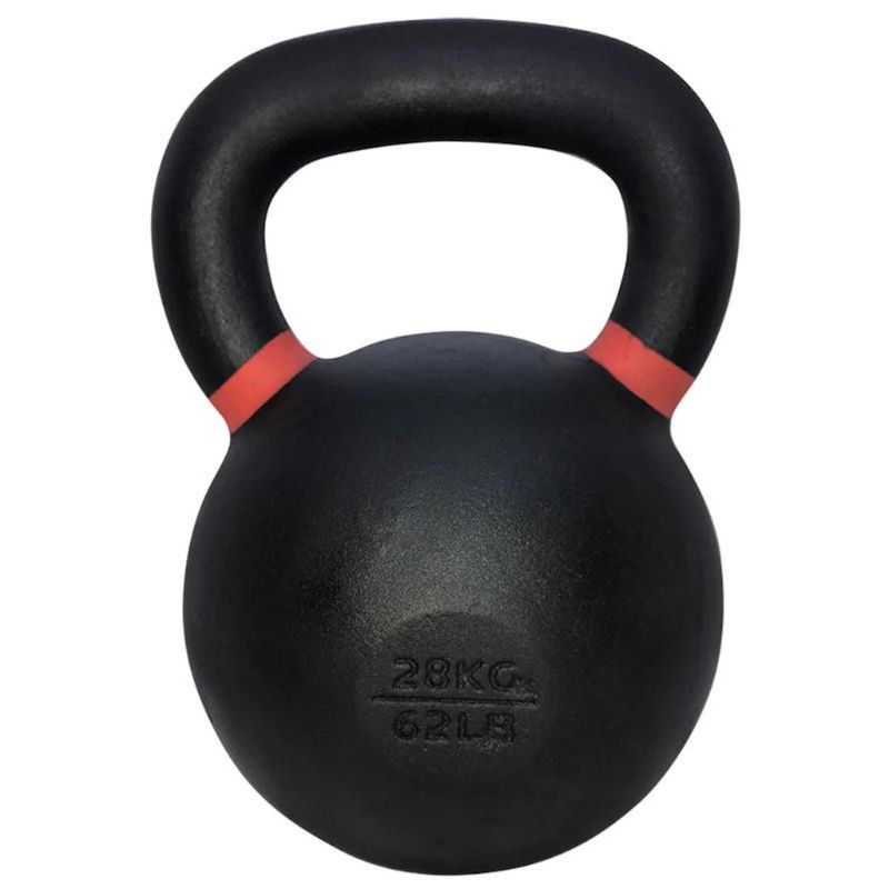 TKO S859-PKB4-36 4kg-36kg Cast Kettlebell Set with 2 Tier Rack 62lb