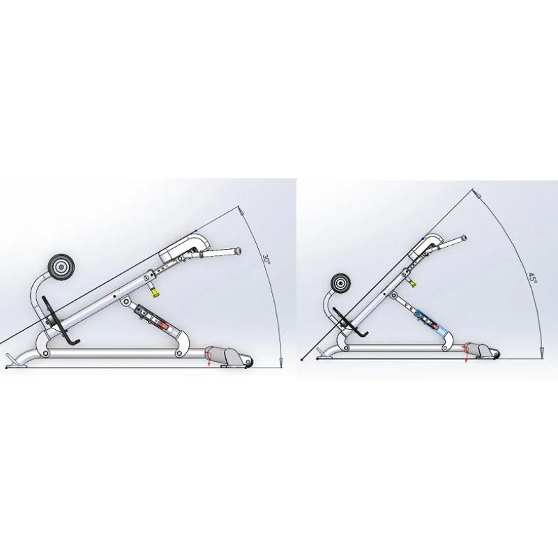 TKO Signature Multi Hyperextension - 7048-G2 Dimensions And Details
