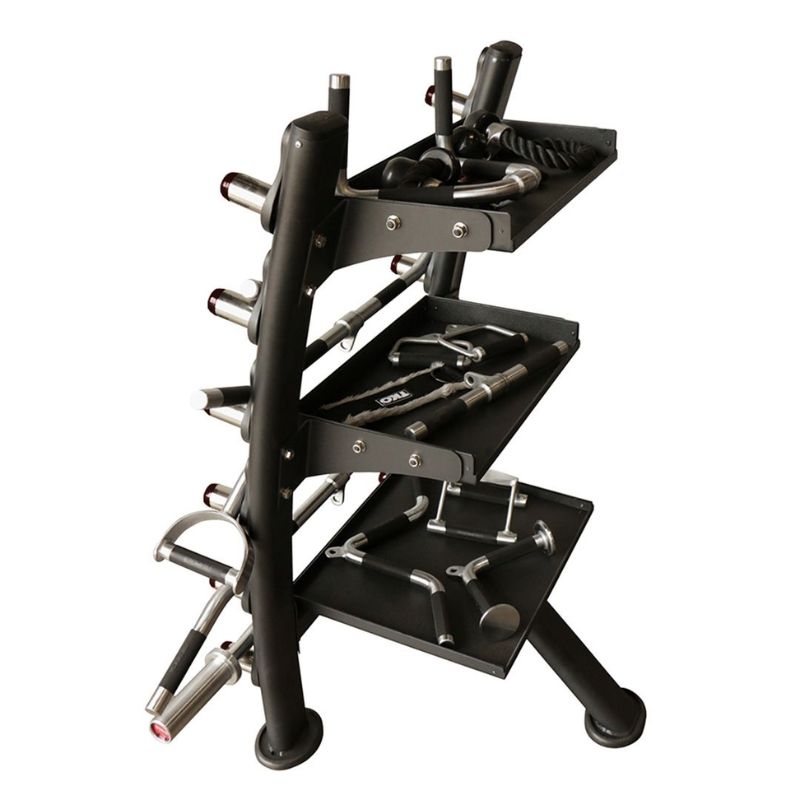 TKO Strength 16 Accessories with Accessory Rack - 848ACRS Back Angled View