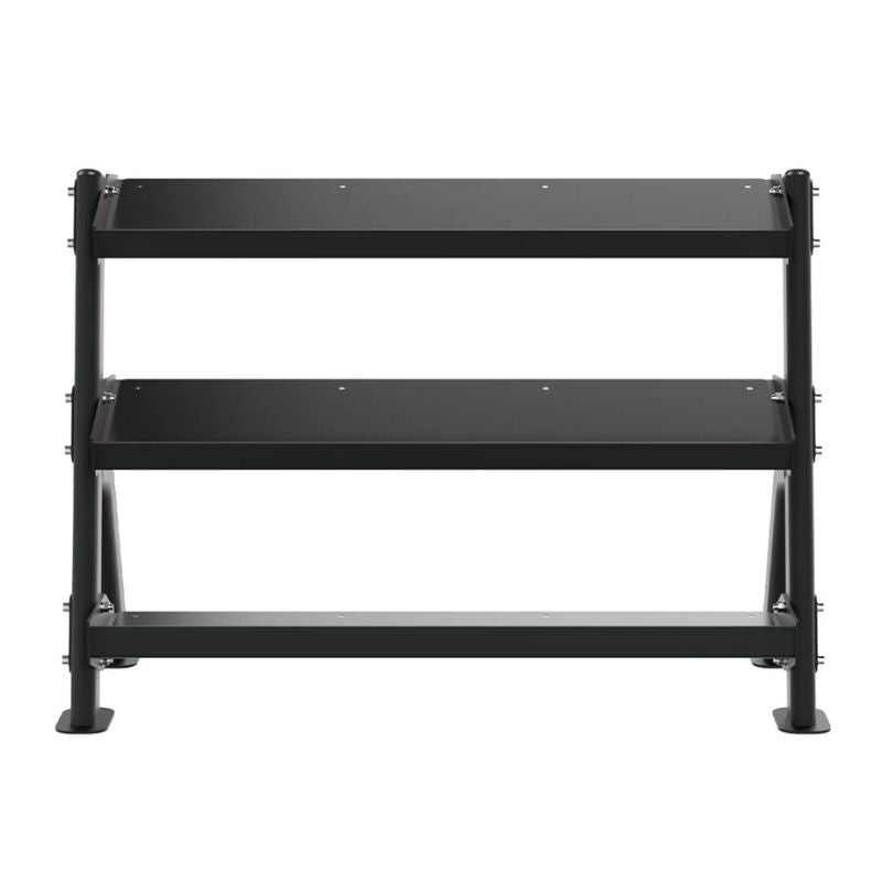 TKO Strength 3-Tier Adjustable Tray Rack Front View