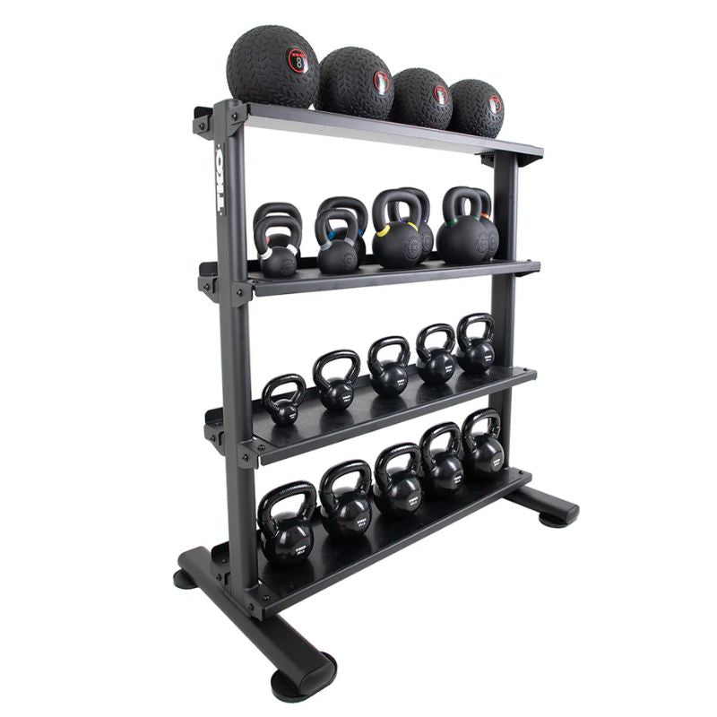 TKO Strength 4 Tier Universal Vertical Storage Rack - 895KR-4B for ...