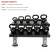 TKO Strength 5-50lb Vinyl Kettlebell Set with 2 Tier Rack - S859-KBV5-50 Features and Benefits