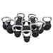 TKO Strength 5-70lb Rubber Coated Kettlebells
