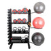 TKO Strength Accessory Storage Rack - Strength Package 2 - S899-STRENGTH-2 Front View