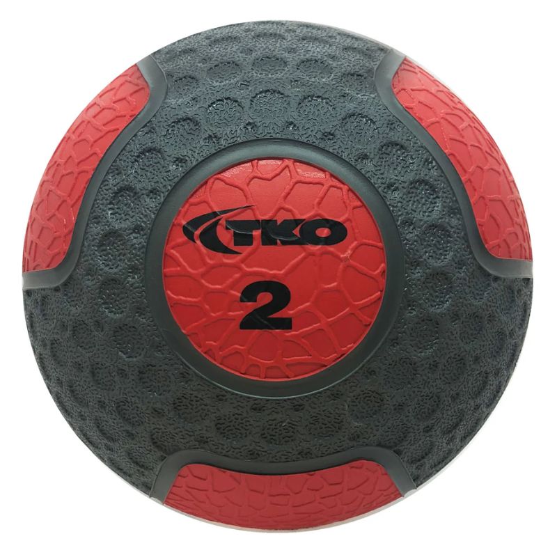 TKO Strength Commercial Rubberized Medicine Ball 2 lb