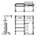 TKO Strength Free Standing Double Suspension Bay - STAMINA Package Dimensions