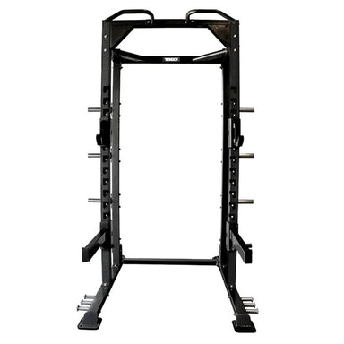 TKO Strength Half Rack - 921HR Matte Black Front View
