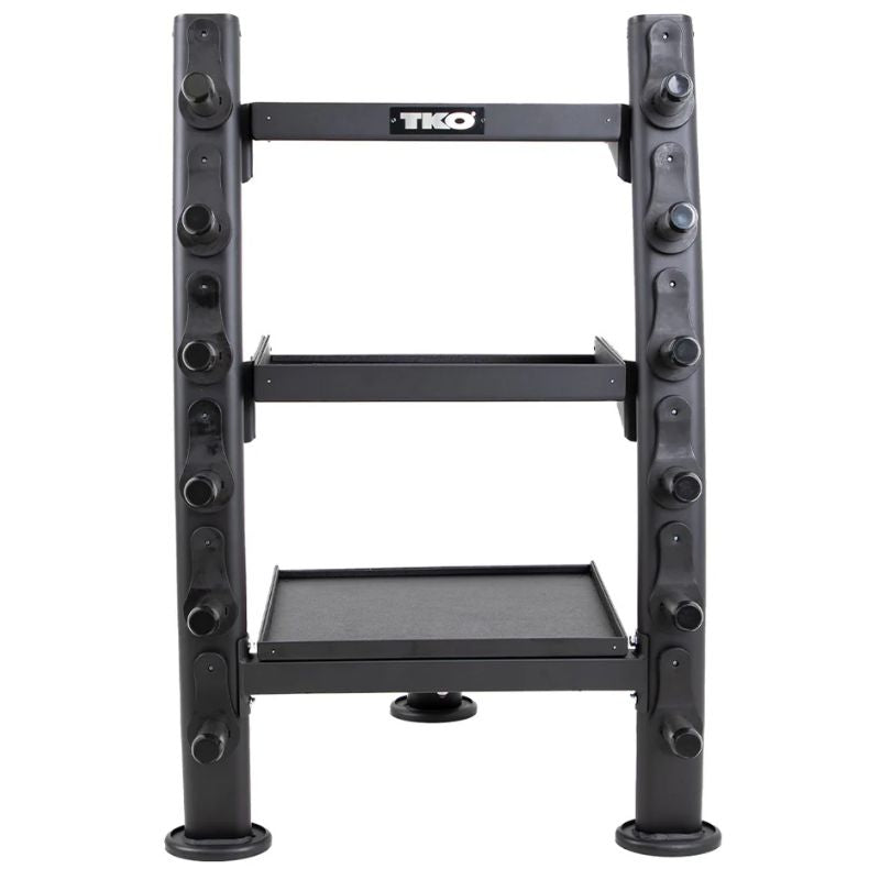 TKO Strength Includes 16 Accessories with Accessory Rack - 848ACRS Front View Empty Rack