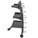TKO Strength Includes 16 Accessories with Accessory Rack - 848ACRS Side View Empty Rack