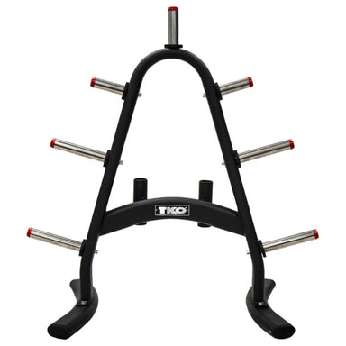 TKO Strength LYMPIC PLATE TREE W_ BAR HOLDER Empty