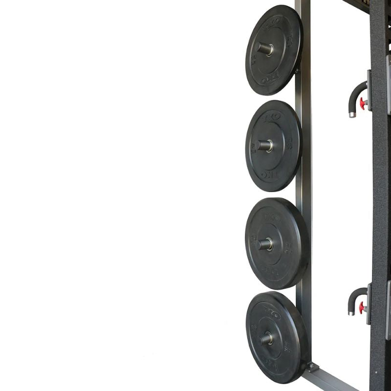 TKO Strength Power Rack with Storage - 920PR-STRG 4 Plate horns