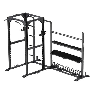 TKO Strength Power Rack with Storage - 920PR-STRG Top View on a white background