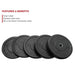 TKO Strength Rubber Bumper Plates Set - 802BP Features and Benefits
