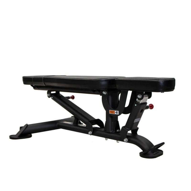 TKO Strength Signature Multi-Adjustable Bench - 7045-G2 Side View Flat Position