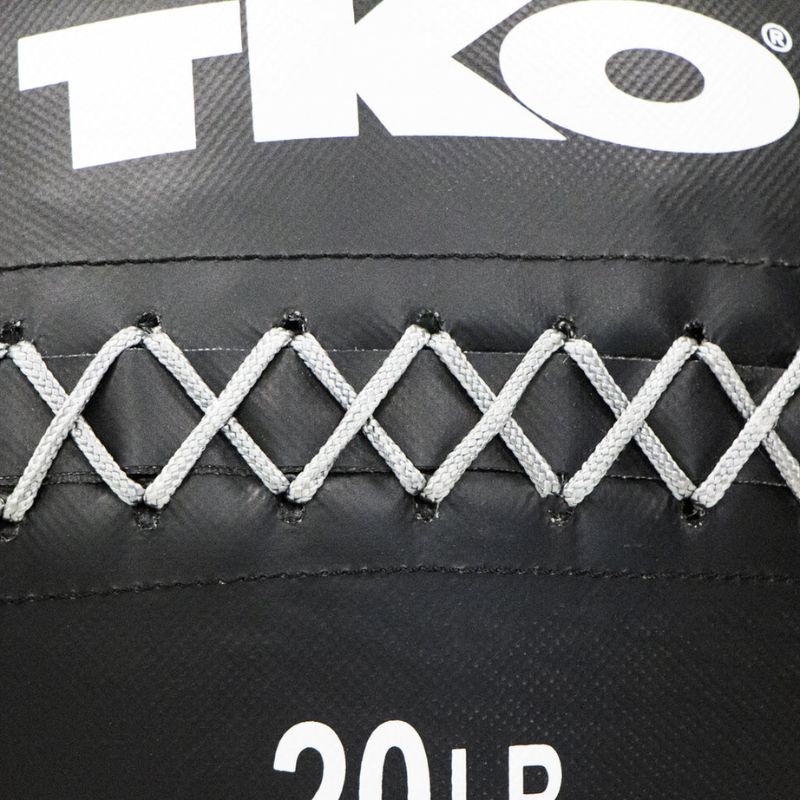 TKO Strength Wall Ball Close up Details of the Lace