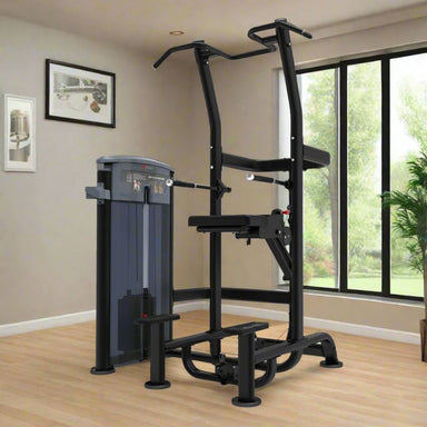 TKO Weight Assisted Chin/Dip Combo | 7026-G2 inside Home Gym