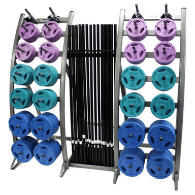 TLS-PAC-C TROY Light Workout Pack with Color Interlocking Grip Plates