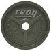 TROY Wide Flange Premium Grade Machined Olympic Plate Gray | HO - 35 lb
