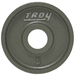 TROY Wide Flange Premium Grade Machined Olympic Plate Gray | HO - 5 lb