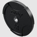 TROY BO-SBP Solid Black Bumper Plate with Steel Insert 25 lb Bumper Plate
