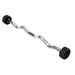 TROY COMMPAC-TZBR110 Rubber Curl Barbell Set 20 lb Curl Barbell
