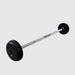 TROY Fixed Barbell Pro Style Rubber Encased 30 lb Straight Barbell - RUFB-R