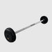 TROY Fixed Barbell Pro Style Rubber Encased 40 lb Straight Barbell - RUFB-R