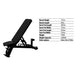 TROY G-AB-L Commercial Adjustable Ladder Bench Dimensions