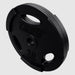 TROY GR-R Quiet Iron Interlocking Black Rubber 1_ Grip Plate Set 10 lb weight plates