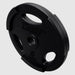 TROY GR-R Quiet Iron Interlocking Black Rubber 1_ Grip Plate Set 5 lb weight plates
