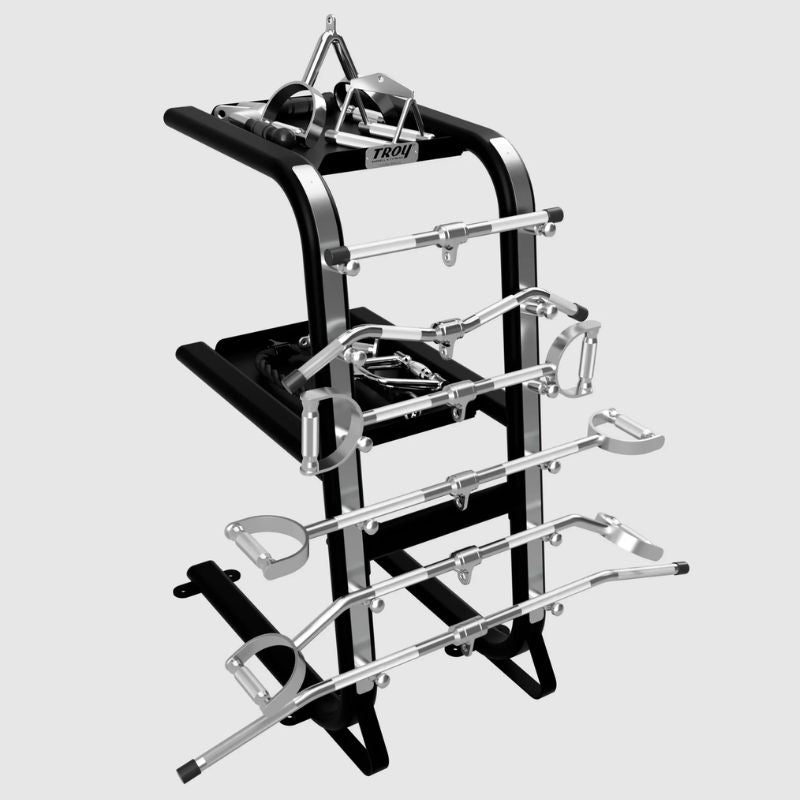 TROY GTAR  2-Tier Cable Attachment Accessory Rack Black with Cable Attachments Accessories