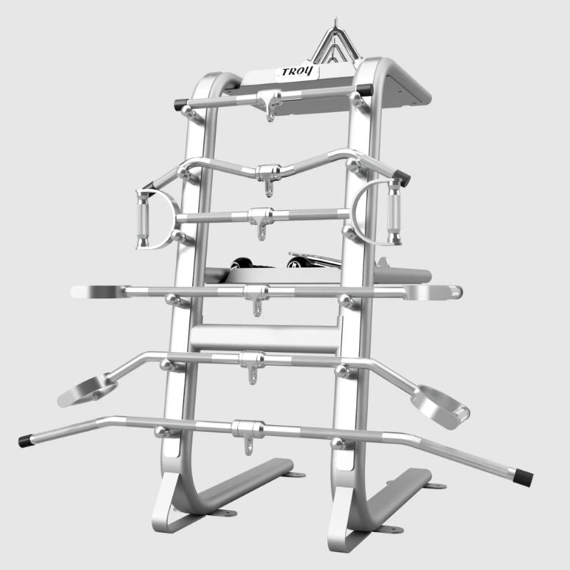 TROY GTAR  2-Tier Cable Attachment Accessory Rack Silver with Cable Attachments Accessories