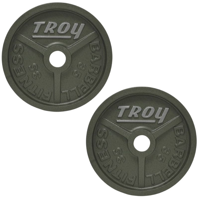 TROY HO Machined Olympic Plate, Wide Flange