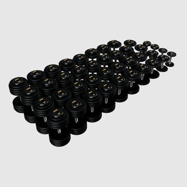 TROY PFD-R Pro-Style Dumbbells Sets with Rubber Ends 5 lb to 100 lb dumbbells set