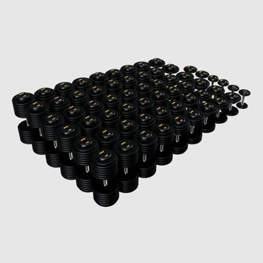 TROY PFD-R Pro-Style Dumbbells Sets with Rubber Ends 5 lb to 150 lb dumbbells set
