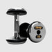 TROY PFDC-C Black Pro-Style Dumbbell Set Chrome Endcaps 10 lb dumbbells pair