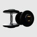 TROY PFDC-R  25 lbv Pro Style Dumbbell with Contoured Handles & Rubber Endcaps - Black