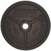 TROY PO Wide Flange Premium Grade Machined Olympic Plate Black 100 lbs