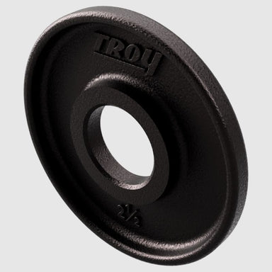 TROY PO Wide Flange Premium Grade Machined Olympic Plate Black 2.5 weight plates