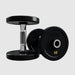 TROY RUFDC-R Rubber Encased Pro Style Dumbbell Set Contoured Handles 10 lb dumbbells pair